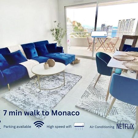 Luxurious Flat At 5 Min By Walk To Monaco, Free Parking And Sea View Διαμέρισμα Beausoleil Εξωτερικό φωτογραφία